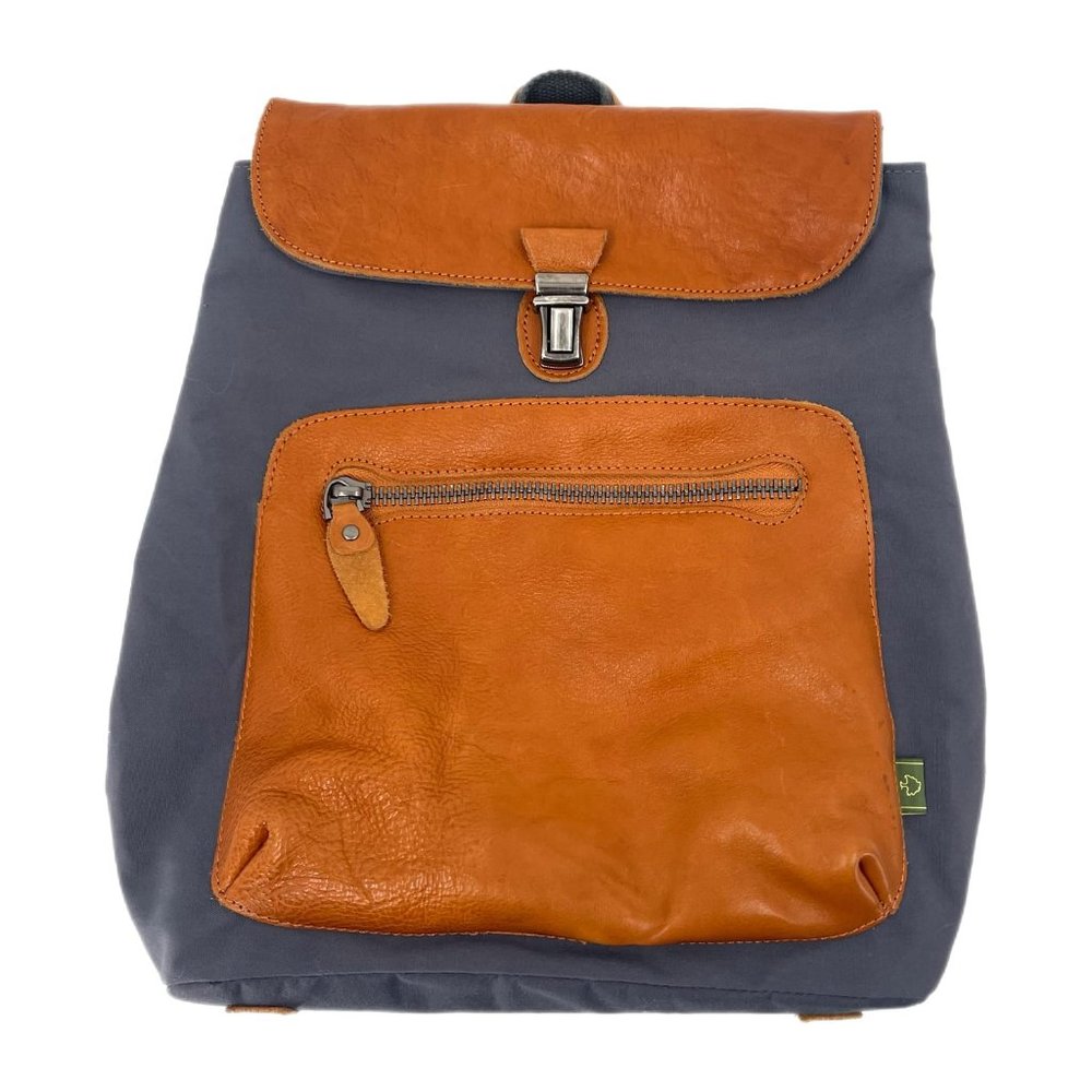 TSD Blue Leather Backpack | Made in the USA